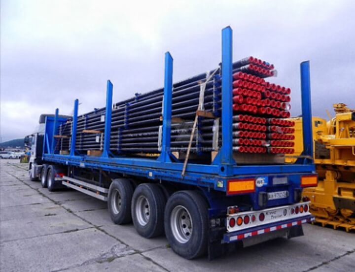 Коники / перевозка труб, леса